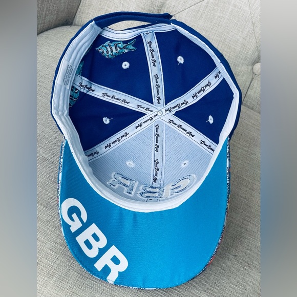 The Great Barrier Reef Hat Cap Strapback Australia Novelty Beach Fish CoralBlue - Picture 7 of 8